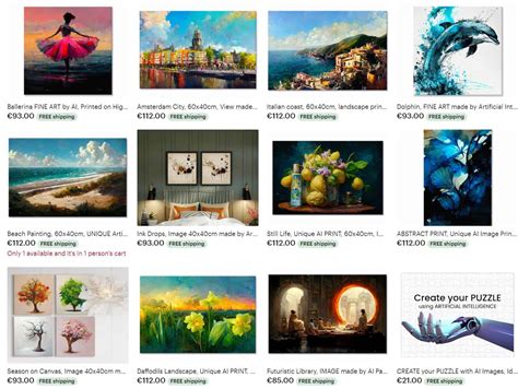 Can You Sell AI-Generated Art on Etsy? A Multi-Faceted View