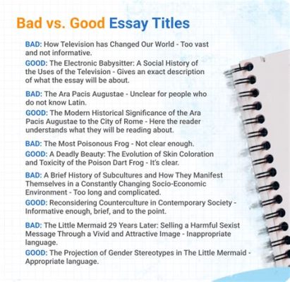 How Long Should a Title Be for an Essay: A Diverse Perspective