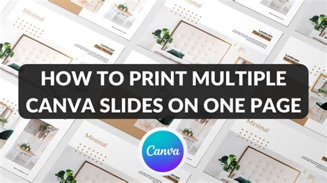 how to print multiple canva designs on one page how do you ensure that the colors and layouts of your Canva designs remain consistent across all pages when printing them?